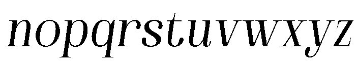 Blissful Sunshine Italic Font LOWERCASE