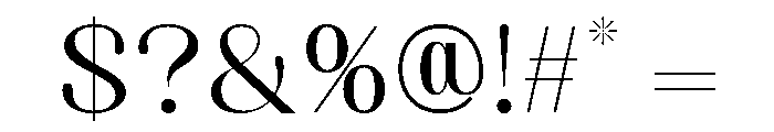 Blissful Sunshine Regular Font OTHER CHARS