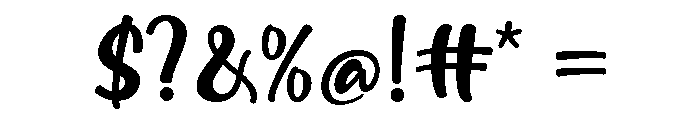 Blissfully Deylitha Font OTHER CHARS
