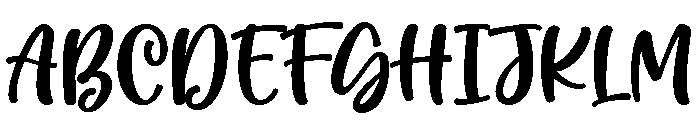 Blissfully Deylitha Font UPPERCASE