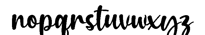 Blissfully Deylitha Font LOWERCASE