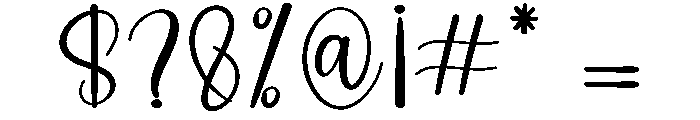 Blistany Font OTHER CHARS