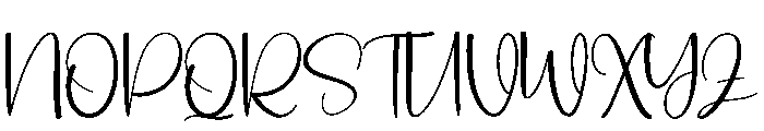 Blistany Font UPPERCASE