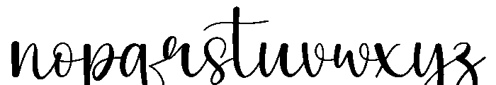 Blistany Font LOWERCASE