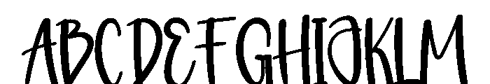 Blister Signature Font UPPERCASE
