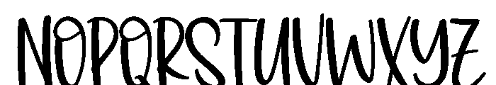 Blister Signature Font UPPERCASE