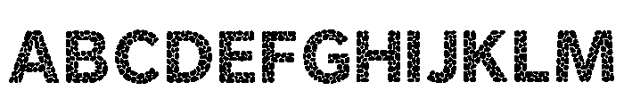 Blite Regular Font UPPERCASE