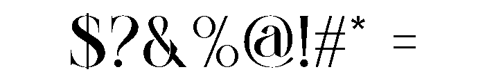 Blittgin Font OTHER CHARS