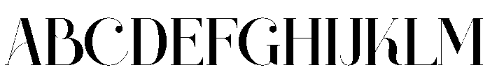 Blittgin Font UPPERCASE