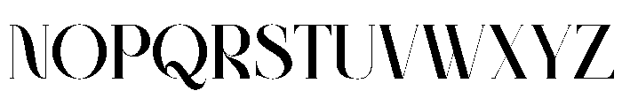Blittgin Font UPPERCASE
