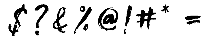 Blitz Curlers Regular Font OTHER CHARS