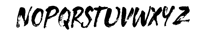 Blitz Curlers Regular Font LOWERCASE