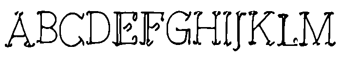 Blobkin Font UPPERCASE