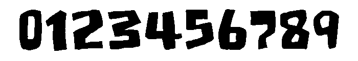 Bloby Crash Regular Font OTHER CHARS