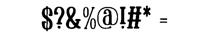 Blocanta Slab Font OTHER CHARS