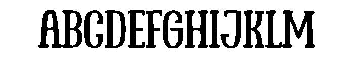 Blocanta Slab Font UPPERCASE