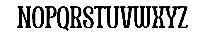 Blocanta Slab Font UPPERCASE