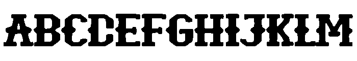 Block Based Font UPPERCASE