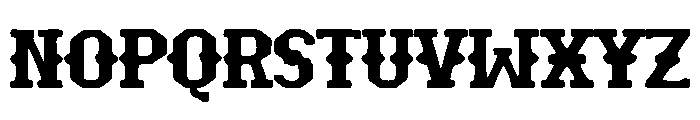 Block Based Font UPPERCASE