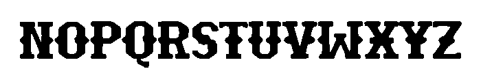 Block Based Font LOWERCASE