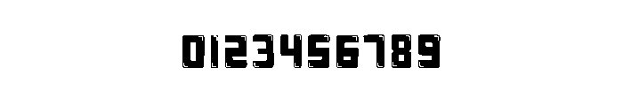Block Bubble Font OTHER CHARS