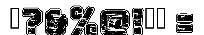 Block College Regular Font OTHER CHARS