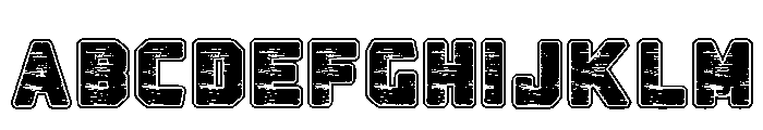 Block College Regular Font UPPERCASE