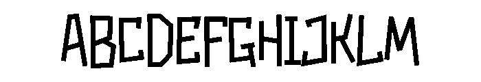 Block Craft Font UPPERCASE