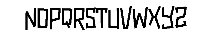 Block Craft Font UPPERCASE
