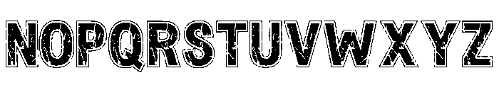 Block Retro Regular Font UPPERCASE
