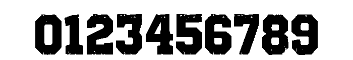 Block Varsity Regular Font OTHER CHARS