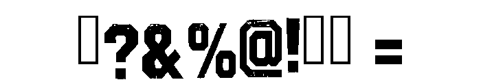 Block Varsity Regular Font OTHER CHARS