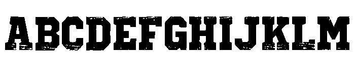Block Varsity Regular Font UPPERCASE