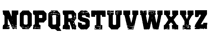 Block Varsity Regular Font LOWERCASE