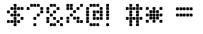 BlockForge Display Bold Font OTHER CHARS