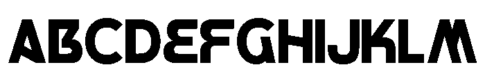 Blockat Regular Font UPPERCASE
