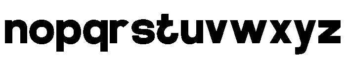 Blockat Regular Font LOWERCASE
