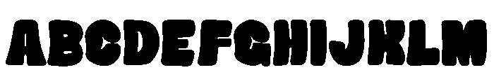 Blockbuster Regular Font UPPERCASE