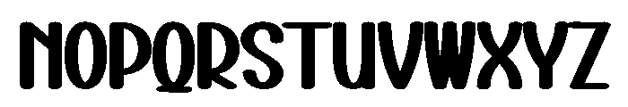 Blockchains Font UPPERCASE