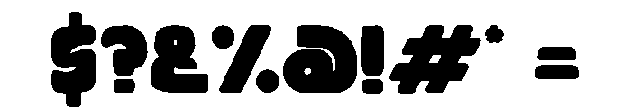 Blocker Demo Regular Font OTHER CHARS