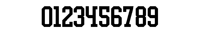 Blockfield Varsity Font OTHER CHARS