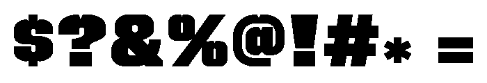 Blockojow Regular Font OTHER CHARS