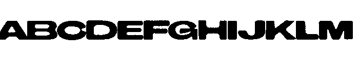 Blockpaper Expanded Font UPPERCASE
