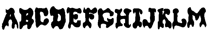 Blocksmith Melted Font UPPERCASE
