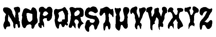 Blocksmith Melted Font UPPERCASE