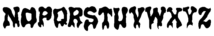 Blocksmith Melted Font LOWERCASE