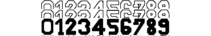 Blocksmith Stacked Font OTHER CHARS