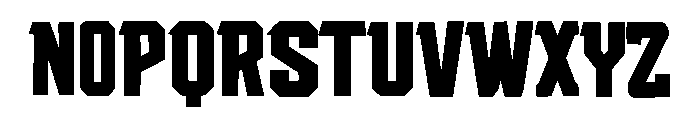 Blockstrike Font UPPERCASE