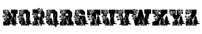 Blockton Christmas Font UPPERCASE