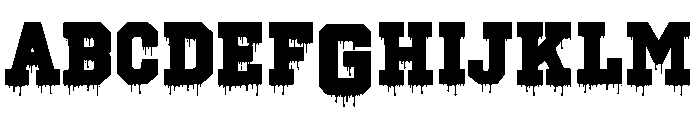 Blockton Halloween Font UPPERCASE